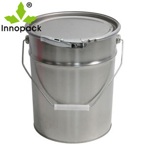 Innopack Seau de stockage de peinture en étain rond Couleur personnalisée 16L - Product Image 6