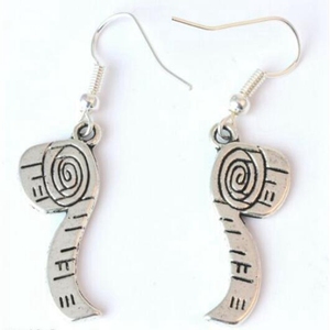 Tailor Sewing Machine <strong>Earring</strong> Asymmetrical <strong>Earrings</strong> Scissors Comb Measuring <strong>Tape</strong> Dangle <strong>Earrings</strong> Women Fashion Jewelry - Product Image 6