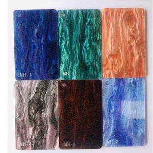 Galactic Fantasy Blue Purple Cast Feuille acrylique pour formage sous vide Feuille acrylique irisée de 3mm - Product Image 1