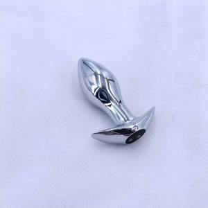 Tapón anal de metal con forma de plug anal para hombres, juguete de estimulación para adultos, entrenador anal, consolador, masajeador erótico. - Product Image 4