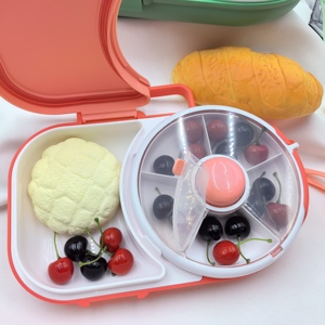 Lonchera Bento Rectangular Hermética para Estudiantes, con Cierre de Cinco Puntos, Ideal para Niños, Viajes de Primavera y Actividades al Aire Libre - Product Image 2