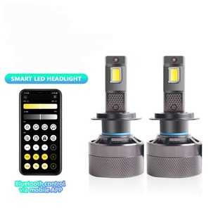 SANVI New Design LED Headlights Bulbs Dual-color 30000LM 6000K-3000K H11/H7/9005/9006 with App Control - Product Image 1