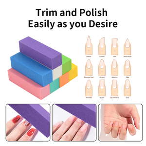 Bloc tampon <span class=keywords><strong>jetable</strong></span> à 4 faces, marque privée, Mini <span class=keywords><strong>Lime</strong></span> à ongles blanc <span class=keywords><strong>Lime</strong></span> à ongles, bon marché, OEM - Product Image 4