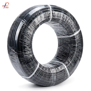 Tuyau hydraulique <span class=keywords><strong>flexible</strong></span> de qualité supérieure 1/4 pouce <span class=keywords><strong>3</strong></span>/<span class=keywords><strong>8</strong></span> "   Tuyau de carburant en caoutchouc noir 500 PSI, basse pression, tressé textile - Product Image 2