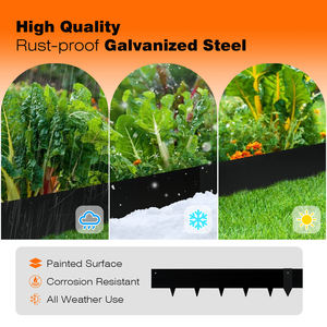 Decorative Aluminum Garden Edging - Elegant Flower <b>Bed</b> Borders - Product Image 3