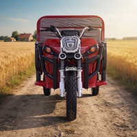 Moto électrique homologuée pour la route, à carrosserie ouverte, pour le transport d'engrais et d'aliments dans les villages
