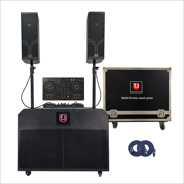 T.I Pro Audio New Design Dj Mixer Sound System pioneer Dj Controller Speaker for 500 People Dj Show