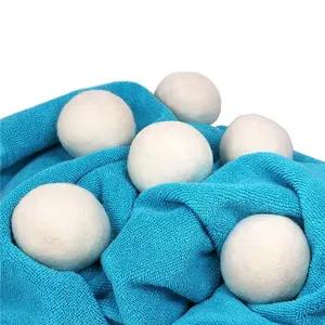 Nouveaux produits gots boules de séchage de laine extra organiques pour machine à laver le linge