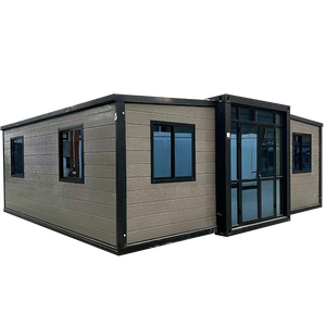 บ้านคอนเทนเนอร์แบบขยายได้สองปีกขนาด 40 ฟุต บนฟาร์ม พร้อมห้องนอนด้านข้าง ห้องซักรีด ทำจากตู้คอนเทนเนอร์ขนส่ง - Product Image 6