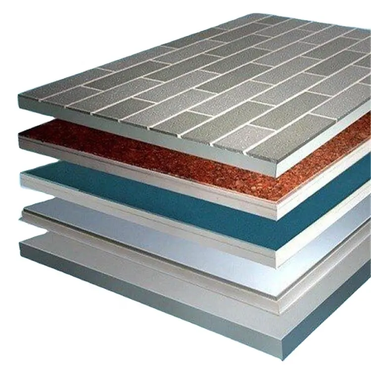 Yalıtımlı dış metal kaplama Pu sandviç Panel odası