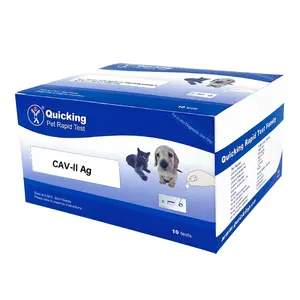 Quickingbio Kanin adenovus tipe 2 (CAV-2) tes anti gen untuk alat uji deteksi cepat dokter hewan