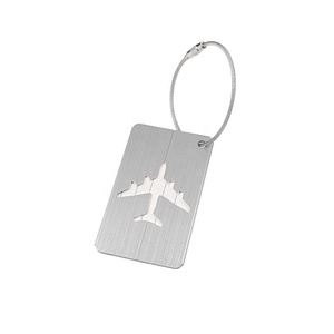 Targhetta con il nome del bagaglio da crociera in metallo per zaino Suite Tags in lega di alluminio con il tuo Logo per donna Travelling Case - Product Image 4
