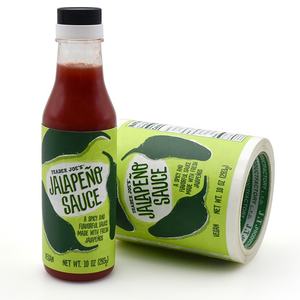 カスタム日本ソースボトル自己接着マットステッカー防水ビニールステッカーラベル食品用 - Product Image 4