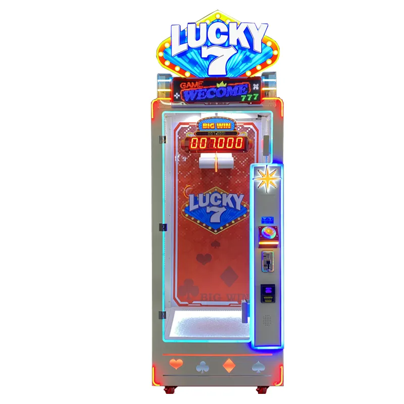 Nuevo merchandiser de SUNMO para el Premio gigante, tijeras de premio, juguete de muñeca Arcade Lucky 7/ Luck 10 Prize Vending Game