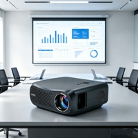 Proyector de 17500 Lúmenes con Soporte 4K, Contraste de 20000:1, Keystone 4D, Altavoces Duales de 10W, WiFi 6 para Cine en Casa, Venta al Por Mayor