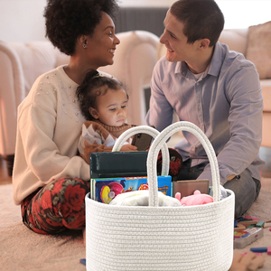 Cesta <span class=keywords><strong>de</strong></span> almacenamiento <span class=keywords><strong>de</strong></span> suministros para bebés plegable, cesta <span class=keywords><strong>de</strong></span> almacenamiento portátil dividida, biberón, pañales, suministros maternos e infantiles, cesta <span class=keywords><strong>de</strong></span> almacenamiento - Product Image 2