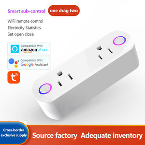 2 en 1 estándar de EE. UU. Control por separado Alexa Google Función de temporizador de pared 16A <span class=keywords><strong>Wifi</strong></span> <span class=keywords><strong>Enchufe</strong></span> <span class=keywords><strong>inteligente</strong></span> universal para aire acondicionado - Product Image 3