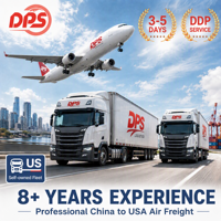 Transporte Aéreo Rastreable con Actualización de Estado en Línea, Puerta a Puerta, DDP, de China a Estados Unidos, con Seguro de Transitario