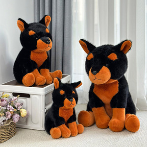 Peluches de chien réalistes de haute qualité en gros, jouets géants en peluche pour enfants, cadeau idéal - Product Image 1