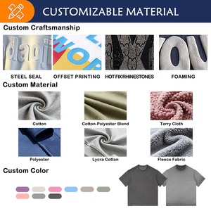 Ropa Urbana Personalizada, 260g, Peso Pesado, Corte Regular Vintage para Hombre, 100% Algodón Tejido, Lavado, Diseño Liso, Antipilling, Transpirable - Product Image 5