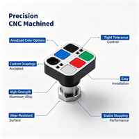 Kit de support de mentonnière et d'arrêt de direction en aluminium usiné CNC pour PWC - Poignée antidérapante robuste avec électroérosion à fil pour pièces de PWC
