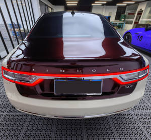 PET Super Gloss Car Wraps vinile rosa nera di vendita calda - Product Image 4