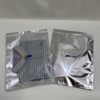 Sacs à fermeture éclair réutilisables avec logo personnalisé, surface brillante, pour emballages de sweats à capuche, pochettes cosmétiques, sacs à fermeture éclair imperméables
