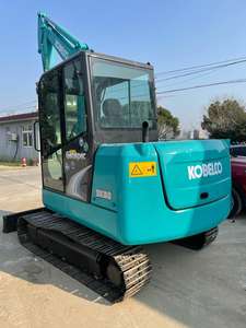 La mini excavatrice de Kobelco SK60 a utilisé la pelle hydraulique de chenille de 6 tonnes bon état moteur d'origine de bas temps de travail du Japon - Product Image 6
