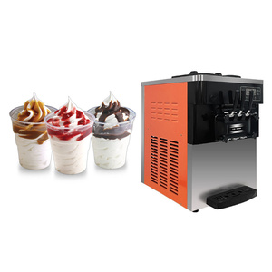 Machine à crème glacée molle professionnelle à 3 buses 26L-30L/H - Product Image 6