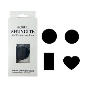 Camaz - Adesivo Shungite Anti-Radiação para Celular Camaz, Proteção <span class=keywords><strong>EMF</strong></span>, Shungite Natural, adesivo Shungite Preto para Celular - Product Image 1