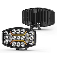 Camión faro Luces Led Para Camion Spotlight camión 10 pulgadas Led Spot faro Led blanco ámbar Drl apto para Scania Volvo DAF MAN