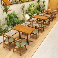Ensemble de meubles de restaurant, canapé, banc, table et chaises, sièges de stand, pour café, restauration rapide, commerce, café, bois, cuir