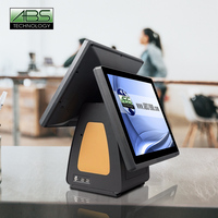 POS-терминал ABS8000 с сенсорным экраном 15 дюймов, металлический корпус, высококачественная кастомизация, процессор Intel, Bluetooth 5.2/Wi-Fi 6, NFC, Windows 7/10, 8 ГБ ОЗУ