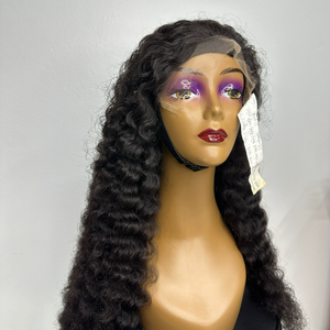 Peluca de Encaje Frontal HD Rizada Birmana Natural, Cabello Humano Virgen Crudo, Encaje Transparente Sin Costuras - Product Image 4