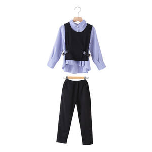 Ropa al por Mayor: Chalecos de Punto para Niñas, Leggings de Algodón de Color Sólido, Empaquetados en Dubái, de Proveedores de Tailandia - Product Image 1