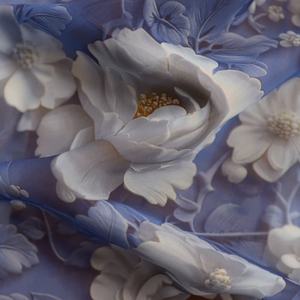 Bán buôn 3D phiên bản 100% polyester sang trọng Twill in thân thiện với môi Windproof voan vải chất lượng cao Grs chứng nhận - Product Image 3