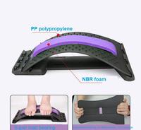 Relajador de Columna Lumbar, Estirador de Cintura para Ejercicio, Masajeador de Tracción por Vibración, Soporte Cervical, Abre Espalda y Hombros para Yoga