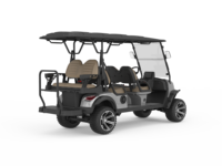 Batterie au lithium pliante 6 sièges chariot télécommandé chariot chariot de golf électrique moteur