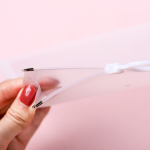 Joytop Tùy Chỉnh Sakura Loạt Nhật Bản Phong Cách Kawaii Cô Gái Mẫu A4 Trong Suốt Nhựa Dây Kéo Túi Tập Tin Thư Mục - Product Image 3