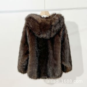 เสื้อแจ็คเก็ตขนเฟอร์เทียมสำหรับผู้หญิง Viviblook รุ่น Z0105TP01 สีพื้น มีฮู้ด สไตล์สตรีท ให้ความอบอุ่น สวมใส่สบาย - Product Image 4