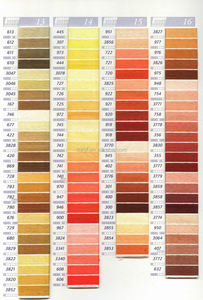 Fil à broder NKF Colors <span class=keywords><strong>Dmc</strong></span>, fil à broder pour point de croix, <span class=keywords><strong>coton</strong></span> textile et tissu, <span class=keywords><strong>coton</strong></span> polyester, 482 couleurs - Product Image 5