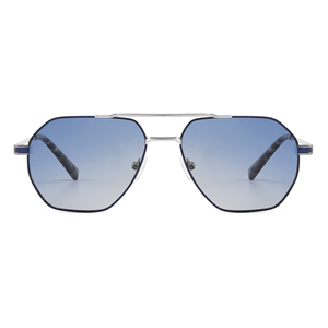 Lunettes de soleil octogonales Avia tor polarisées avec verres TAC, monture en métal, protection UV400, unisexes, pour les voyages, la course à pied et le cyclisme - Product Image 1
