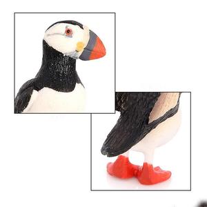 Pájaro PVC Animal modelo ANM08 frailecillo simulación estatua ave marina Animal figuritas juguetes para regalos promocionales - Product Image 4