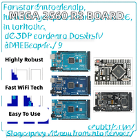 Placa de Desarrollo MEGA 2560 R3 Mini Pro CH340G ESP8266 WiFi AVR USB Tipo-C para Arduino Core CH340G Mini Mega Kits de Desarrollo