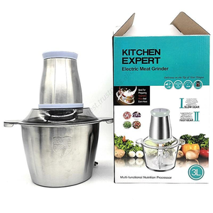 เครื่องบดเนื้อสแตนเลส C380 สำหรับขายส่ง เครื่องเตรียมอาหาร เครื่องหั่น เครื่องตีผัก - Product Image 3