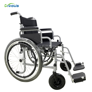 Largeur de siège 56 cm. Fauteuil roulant manuel pliable léger de haute qualité pour personnes obèses. Prix de gros. Fabricant de fauteuils roulants. - Product Image 3