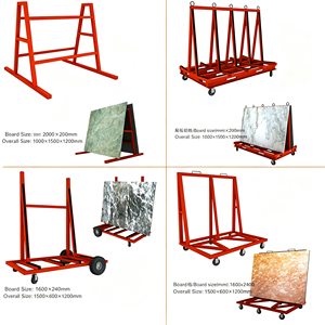 Carretilla de Empuje de Grado Industrial Tipo A, Plataforma de Acero Perforado de 120x75cm, Carga de 1500kg, Ruedas con Núcleo de Hierro de 8 Pulgadas, Mango Ergonómico Plegable - Product Image 6