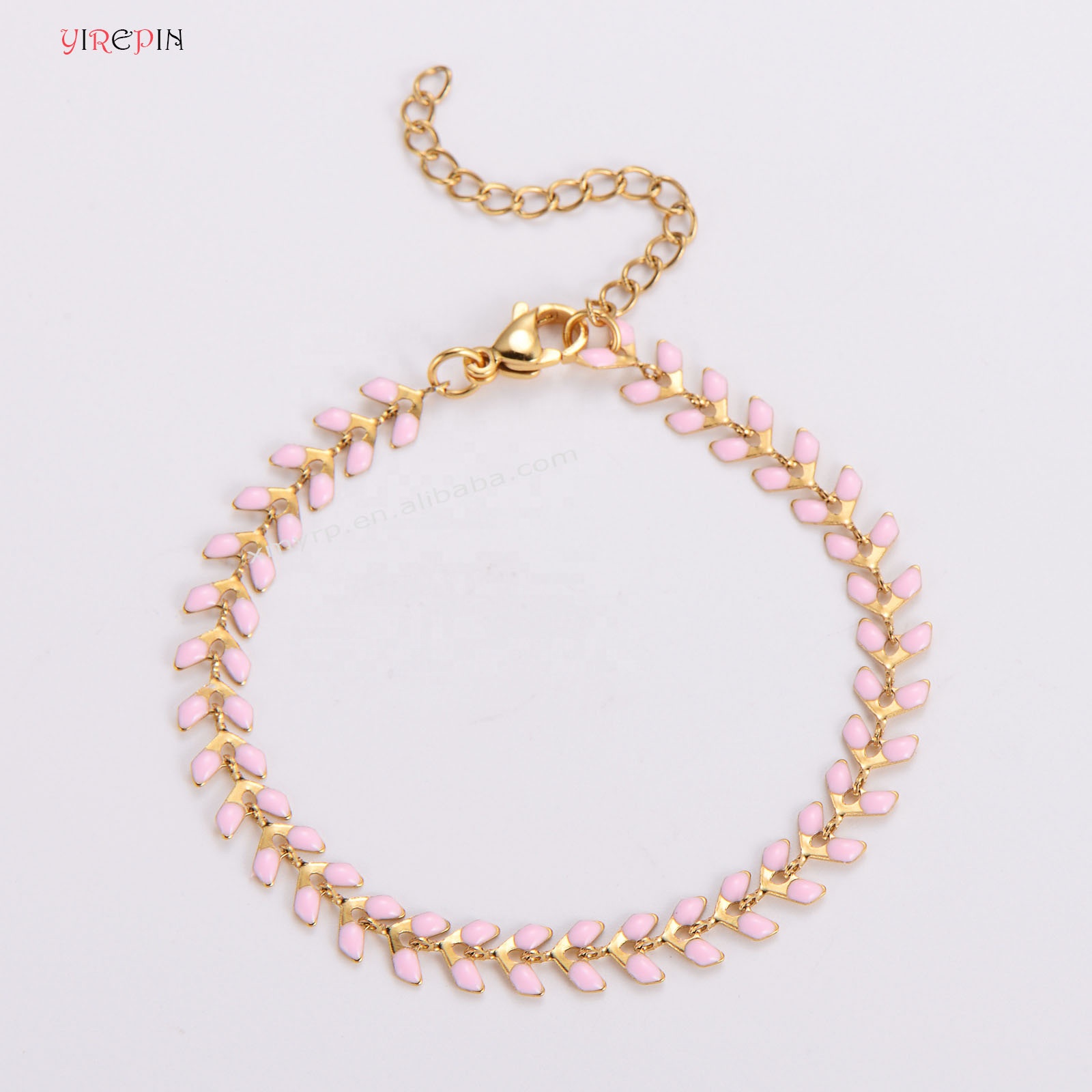 enamel leaf chain