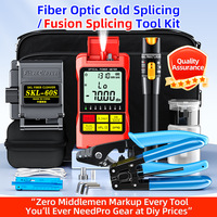Kit de raccordement à froid pour fibre optique, soudeuse par fusion, chargeur/alimentation par batterie, puissancemètre optique, cisaille, dénudeur, modèle S70, garantie un an