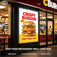 Boîte à lumière LED en tissu SEG en aluminium blanc, ultra-mince, à fixation murale, avec impression UV rétroéclairée, pour les salles d'exposition, les stands de salons professionnels et les points de vente.